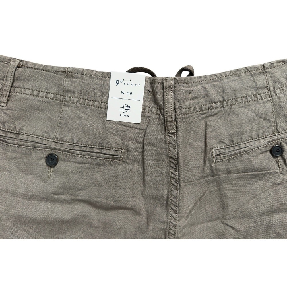 New Lucky Brand Linen Blend Flat Front Chino Shorts 9" Men's 40 MSRP $69.50 - Picture 9 of 9